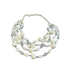 Necklace 4 straps stone  for sale